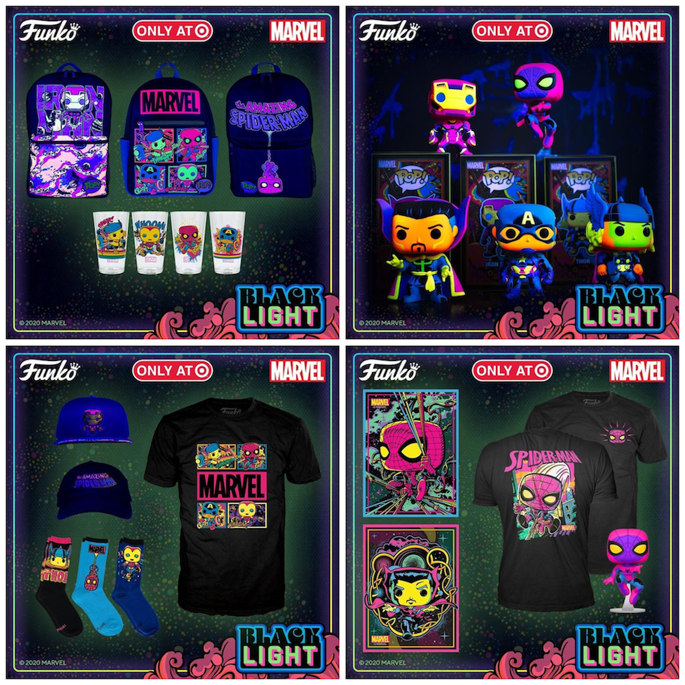 funko pop black light poster