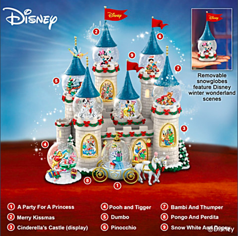 Disney Snowglobe Set