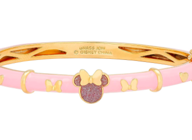 Pink Minnie Bangle Bracelet