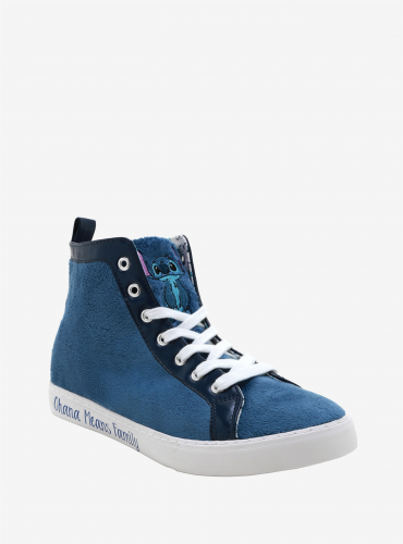 Fuzzy Stitch Hi-Tops