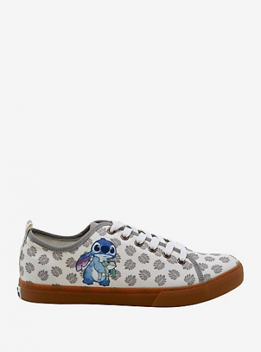 Stitch And Frog Leaf Sneakers