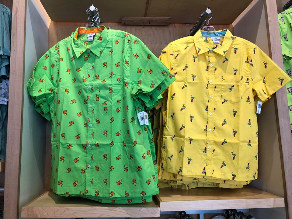 Fun New Disney Button-Up Shirts Have Tropical Flair - Fashion