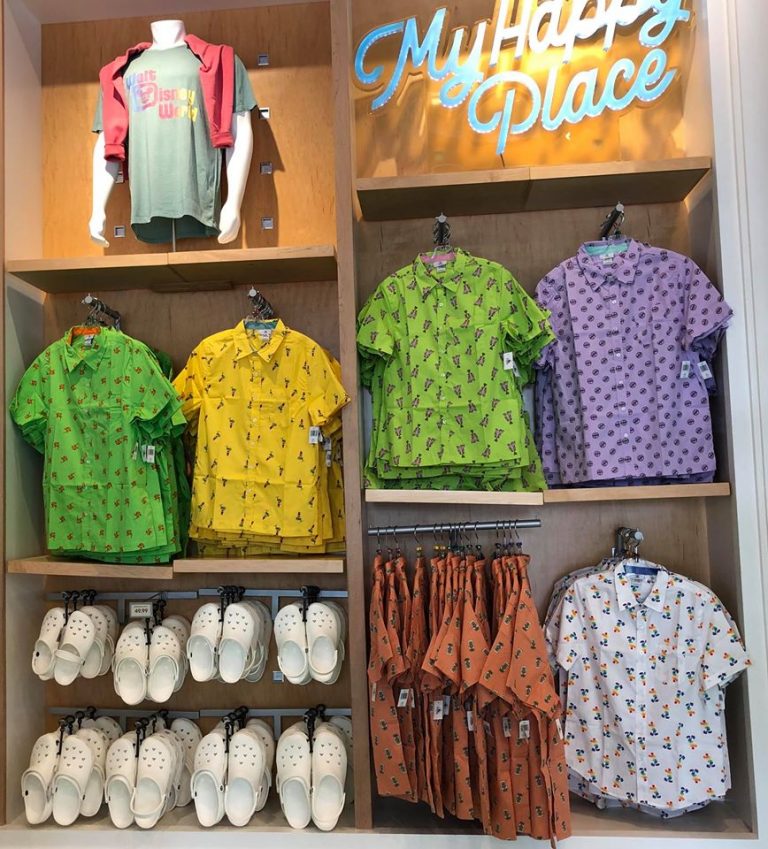 Fun New Disney Button-Up Shirts Have Tropical Flair - Fashion