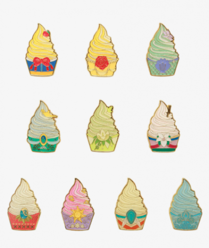 Disney Princess Ice Cream Pins
