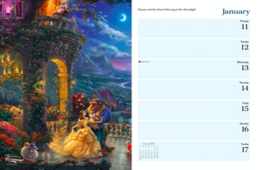 2021 Thomas Kinkade Disney Planner