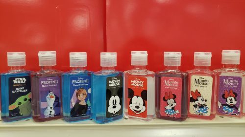 Disney Character hand sanitizers