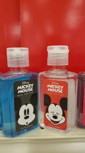 Disney Character hand sanitizers