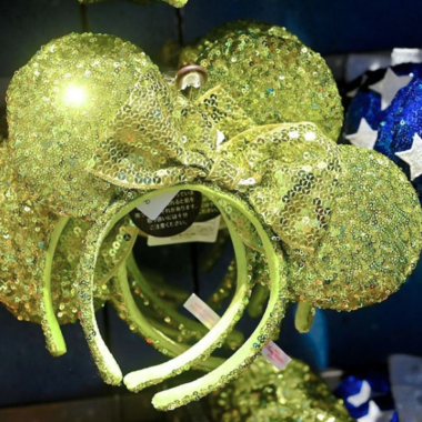 Lime Green Minnie Mouse Ears