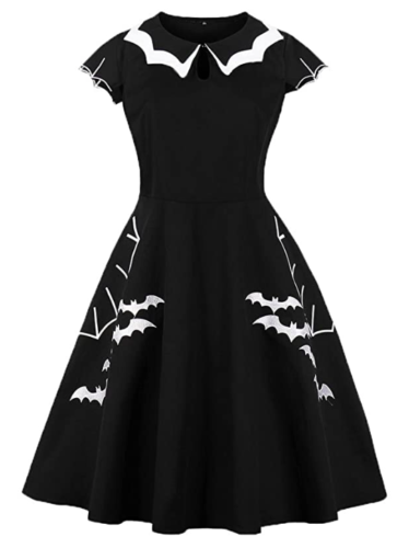 Bat And Spider Web Dress