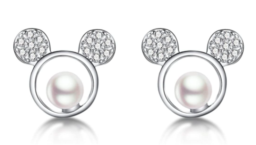 Mickey Pearl Earrings