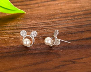 Mickey Pearl Earrings