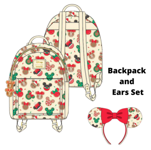 loungefly christmas cookie backpack