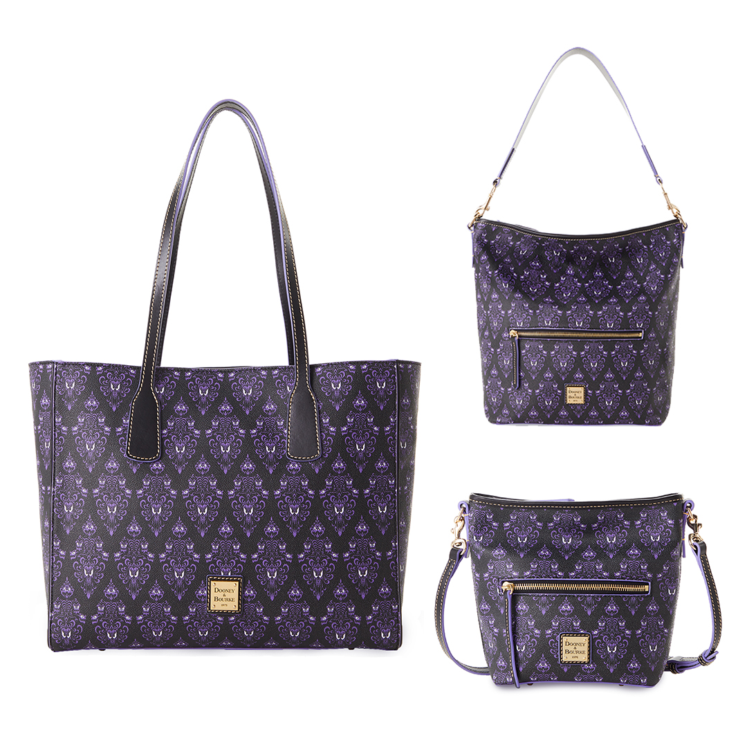 New Dooney Bourke Haunted Mansion Wallpaper Print Is Coming Oct. 19 bags