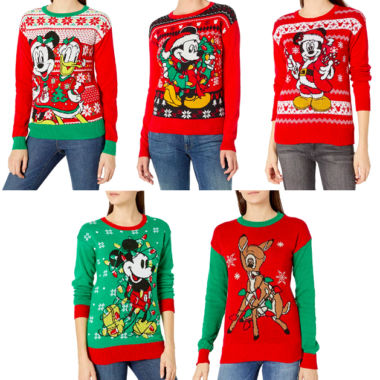 Disney Character Ugly Christmas Sweaters