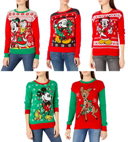 Disney Character Ugly Christmas Sweaters