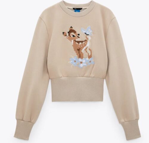 Zara Bambi Sweatshirt Front