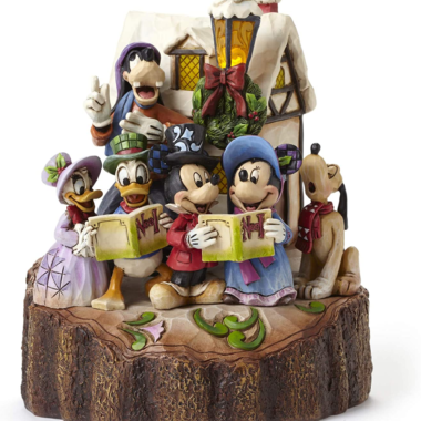 Mickey And Friends Caroling Figurine