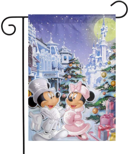 Mickey And Minnie Garden Flag