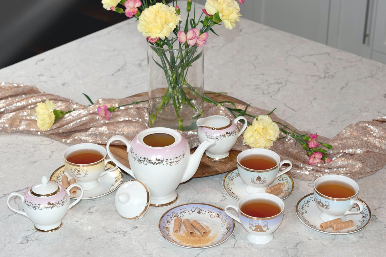 This Disney Princess Ceramic Tea Set Will Make You Feel Like Royalty