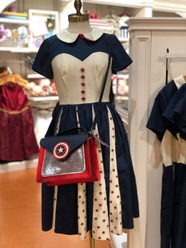 Captain America Dress and Purse