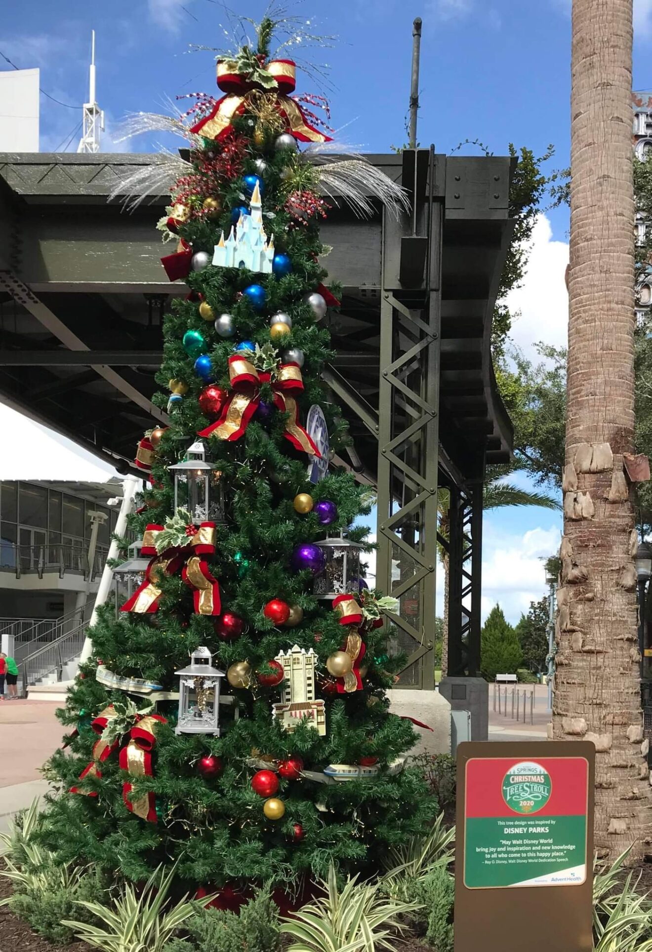 Disney Springs Christmas Tree Stroll 2025