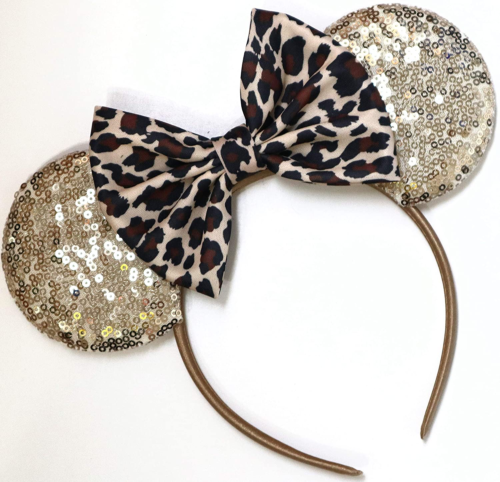 Gold Leopard Minnie Ears
