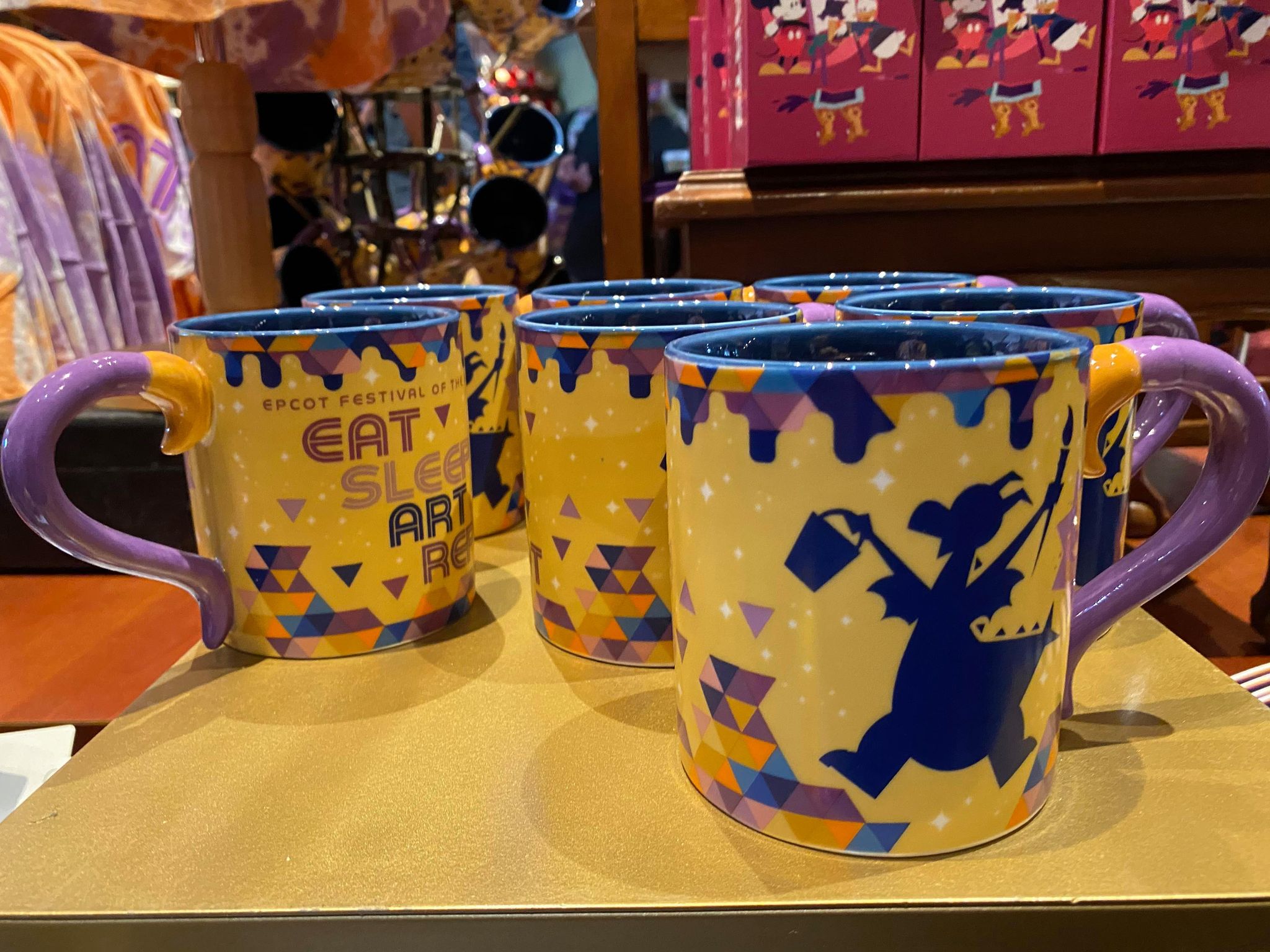 Figment Loves Pigment On the EPCOT Festival Of The Arts Merchandise