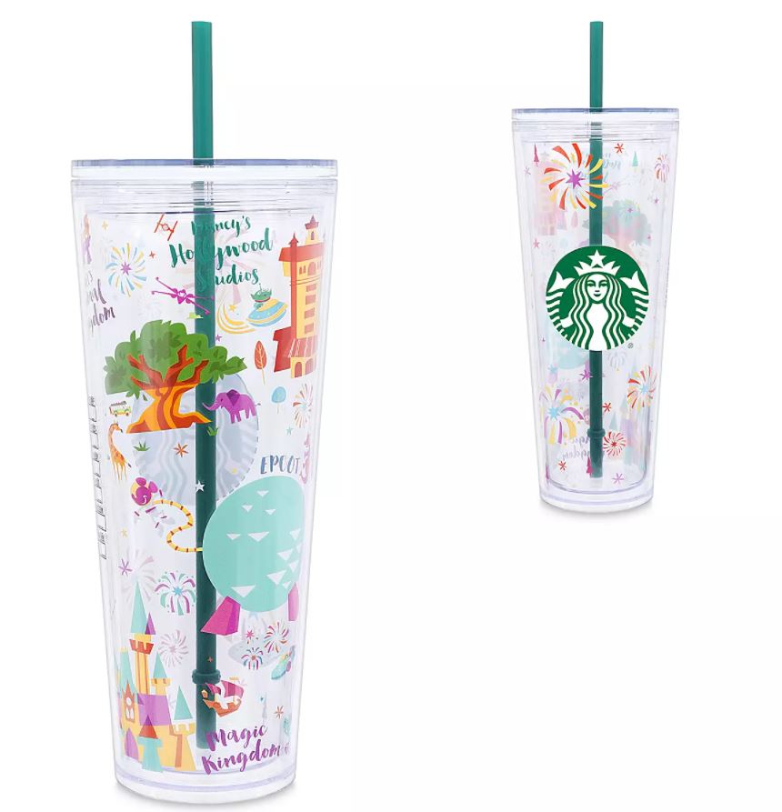 Disney Starbucks Hollywood Studios Mickey Icon Double Wall  Travel Tumbler: Tumblers & Water Glasses