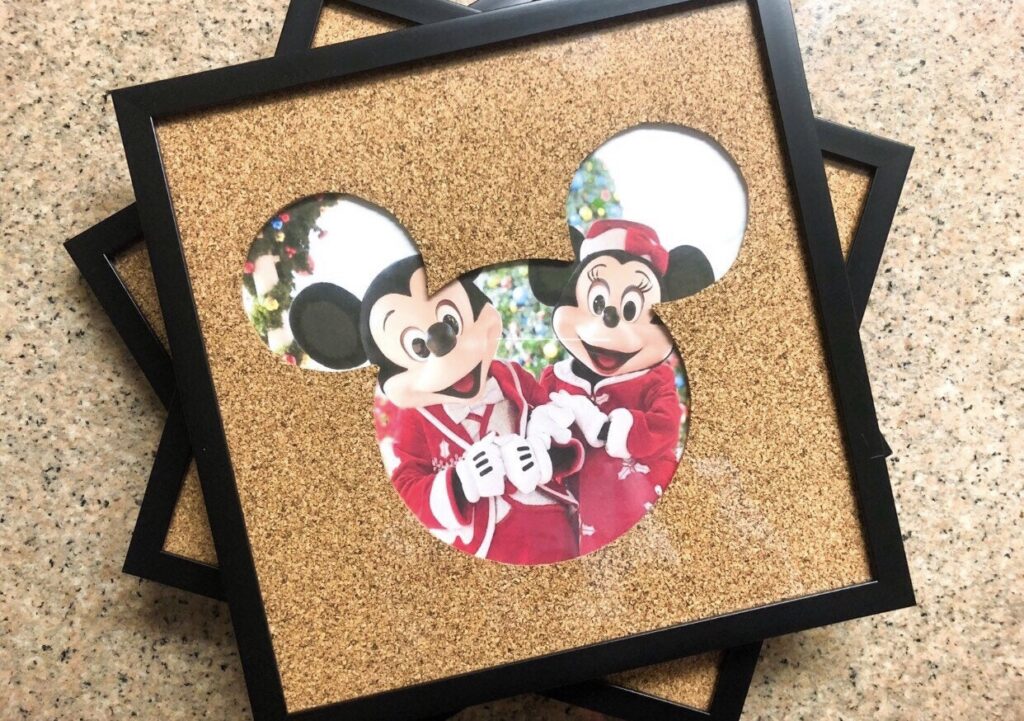 Display Your Disney Pins With This Mickey Mouse Cork Board Decor