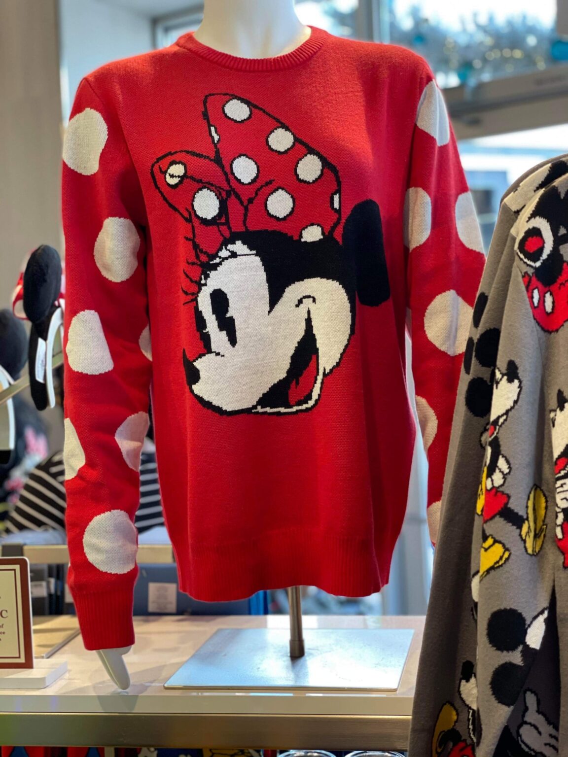 pink disney sweater