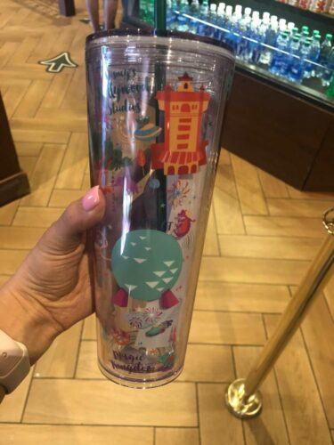 Disney Starbucks Tumbler - 2024 Mickey Geometric - Pink & Teal