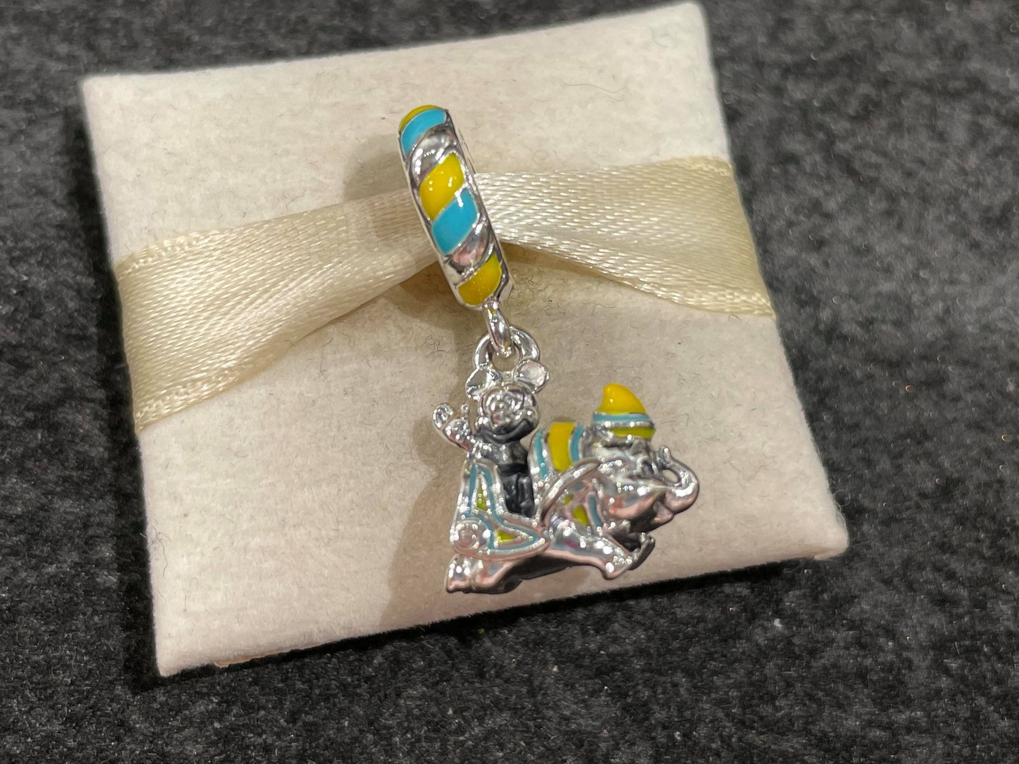 This Mickey and Dumbo The Flying Elephant Pandora Charm Is