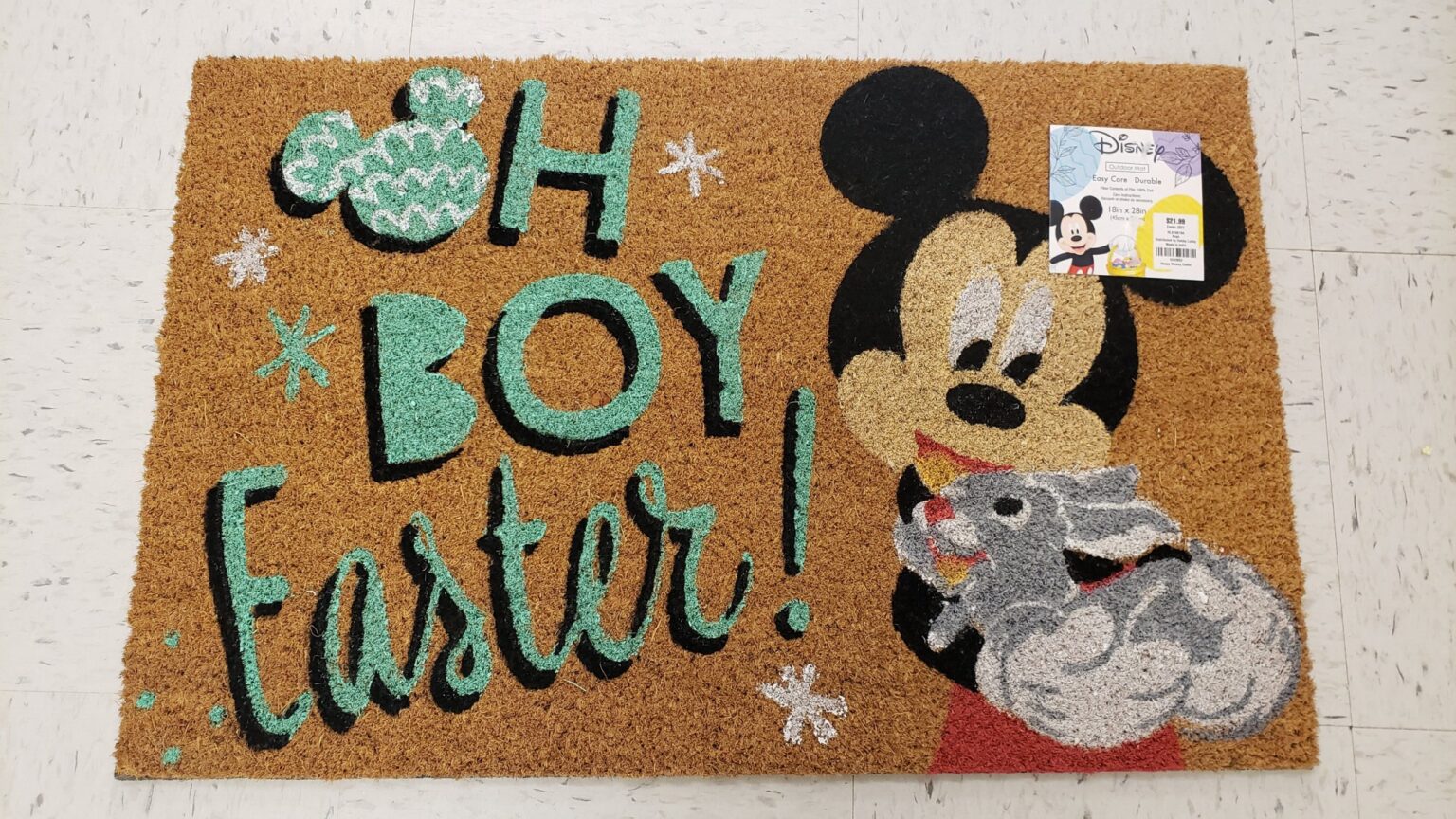 Mickey and Minnie Easter Doormats Will Put A Hop in Your Step! Decor