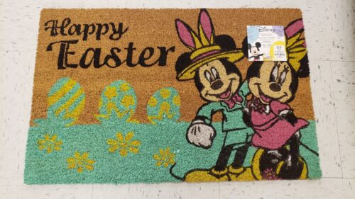 Mickey and Minnie Easter doormats