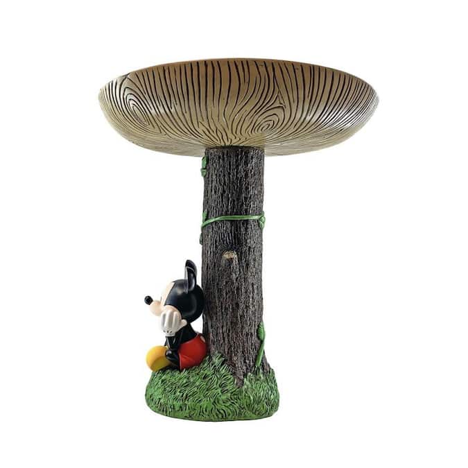 Handpainted Mickey Mouse Birdbath Will Add A Splash of Whimsy to Your
