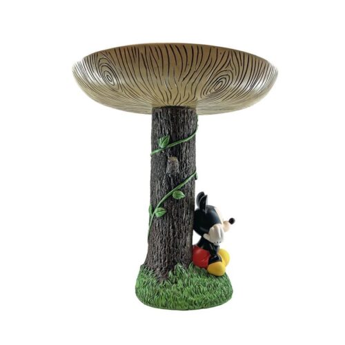 Hand-painted Mickey Mouse Birdbath