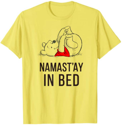 Namast'ay In Bed Pooh Tee