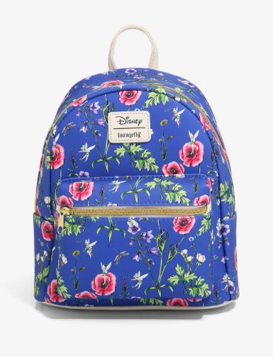 Loungefly Disney Villains Floral Mini Backpack New
