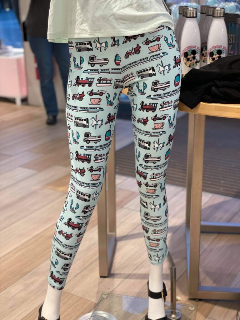 2021 shopdisney disney parks transportation leggings 