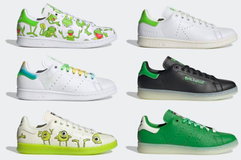 cisne Caucho Saca la aseguranza This Disney Stan Smith Collection Will Have You Green With Envy - Shoes -