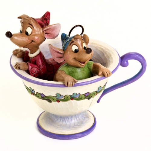 Jaq and Gus Teacup Figurine