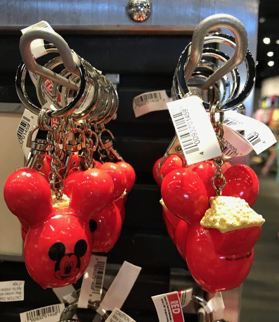 Disney Food themed keychains
