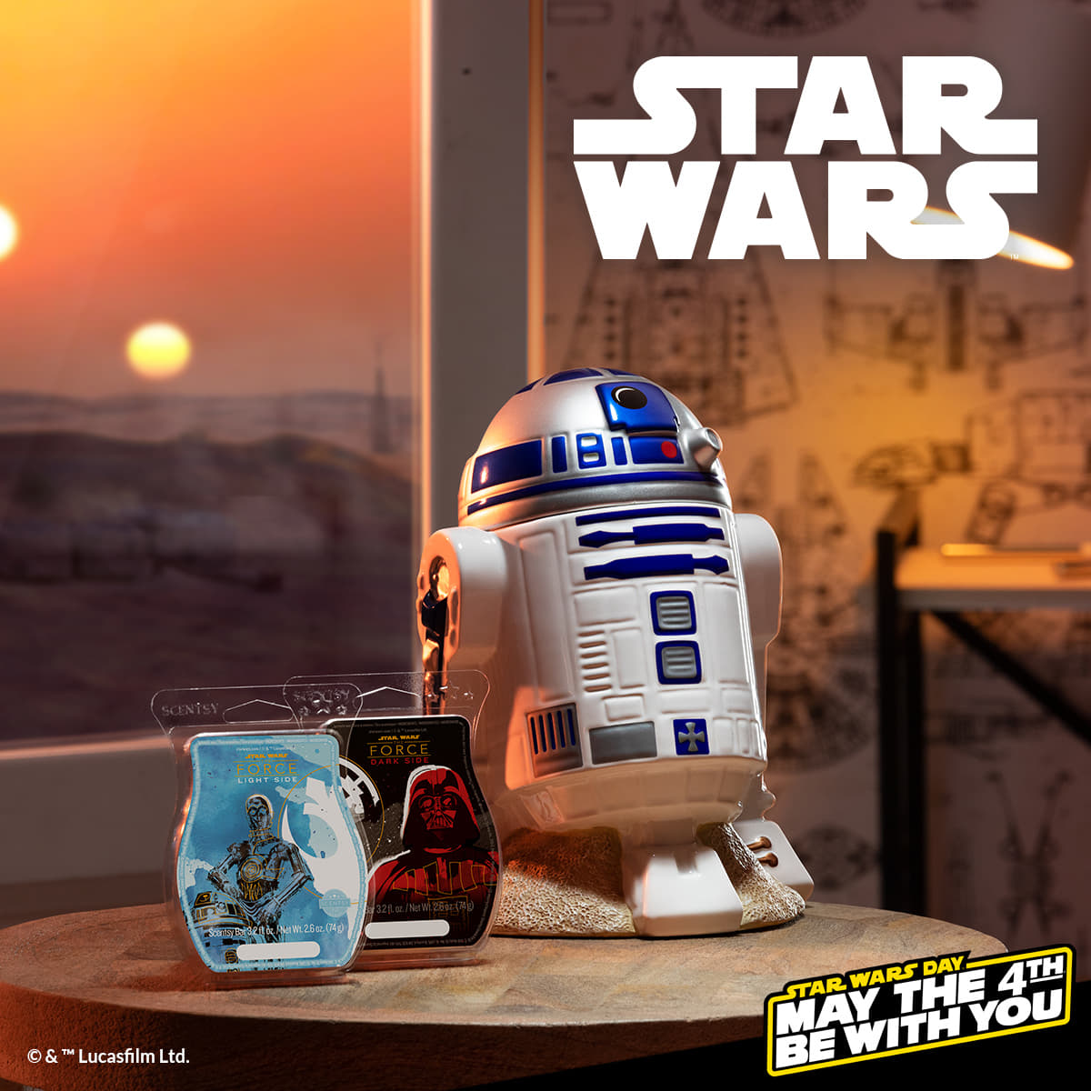 The R2-D2 Scentsy Warmer is the Droid You