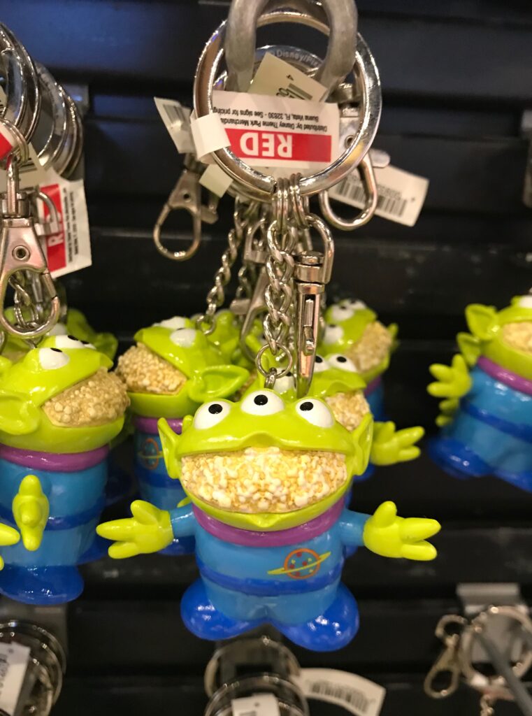 Disney Food themed keychains