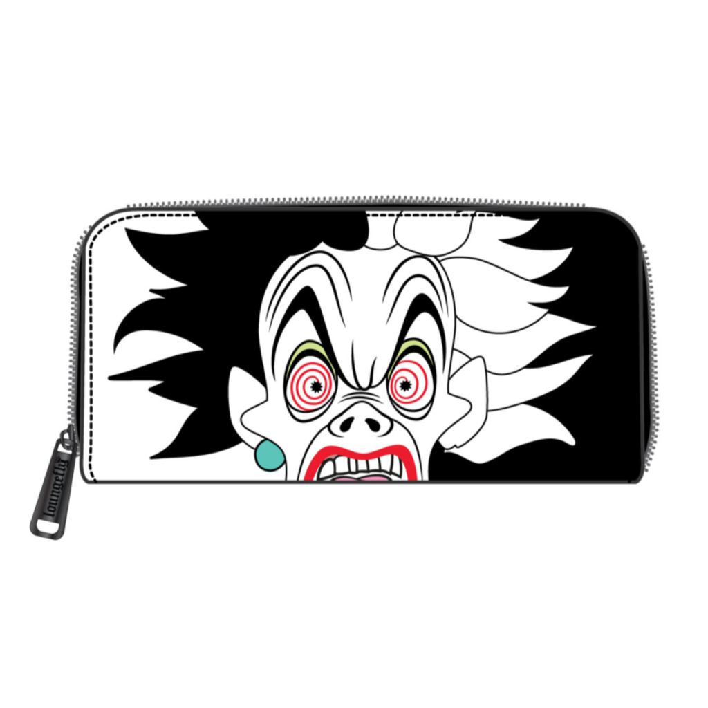 Loungefly Disney Villains Cruella Graffiti Mini Backpack And Wallet EE  Exclusive,  in 2023
