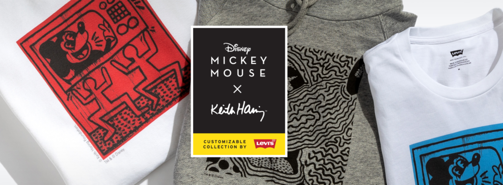 This Keith Haring Disney Levi's Collection Is Super Customizable ...