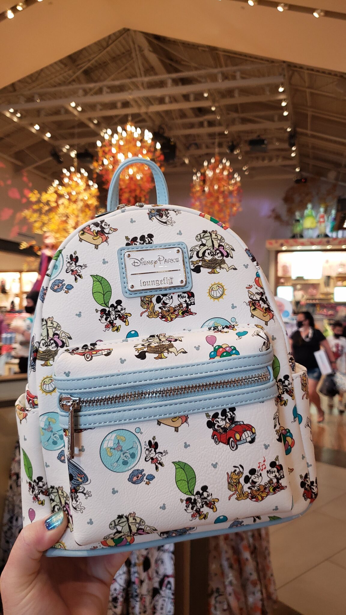 New Mickey and Minnie’s Runaway Railway Loungefly Mini Backpack and ...