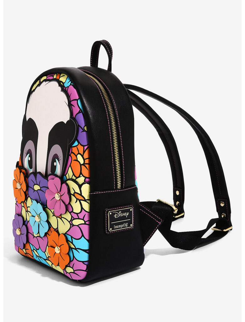 Flower in Flowers backpack and cardholder