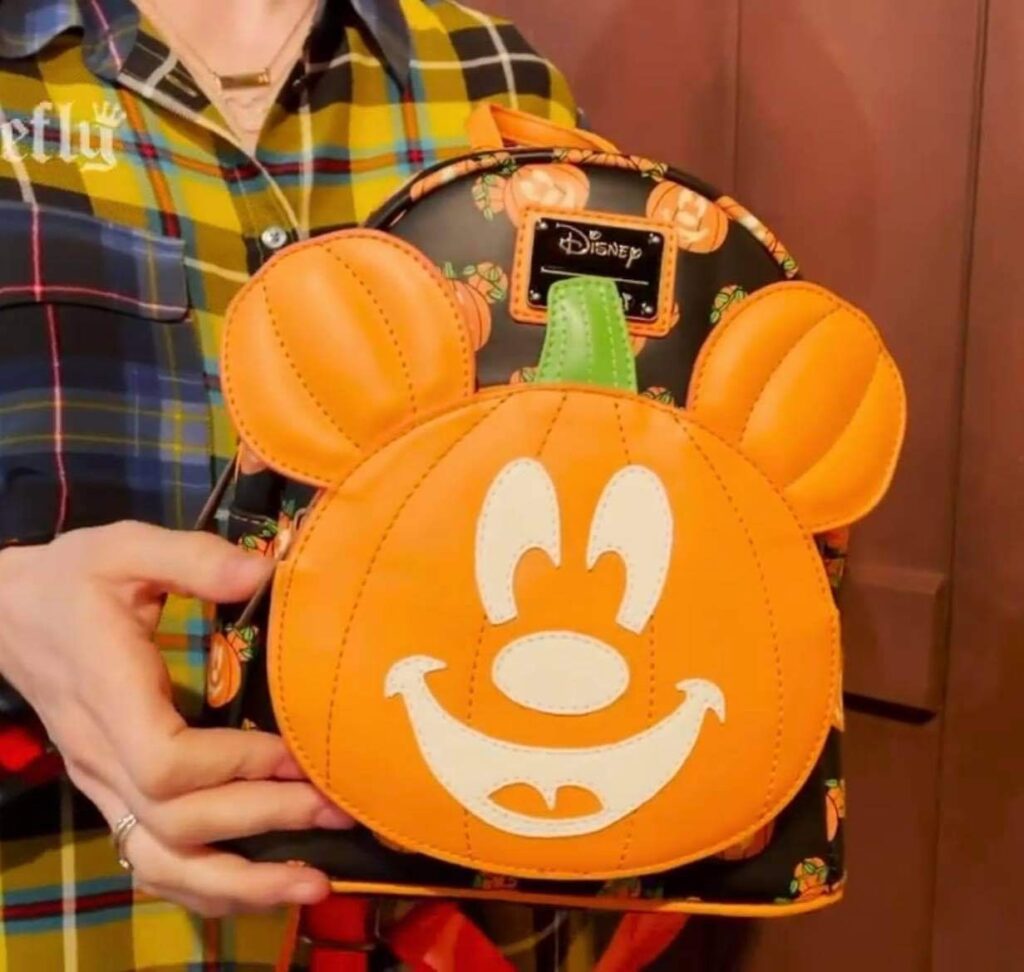 Loungefly Disney Parks Halloween Mini Backpack 2021 Tricks Treats Bag