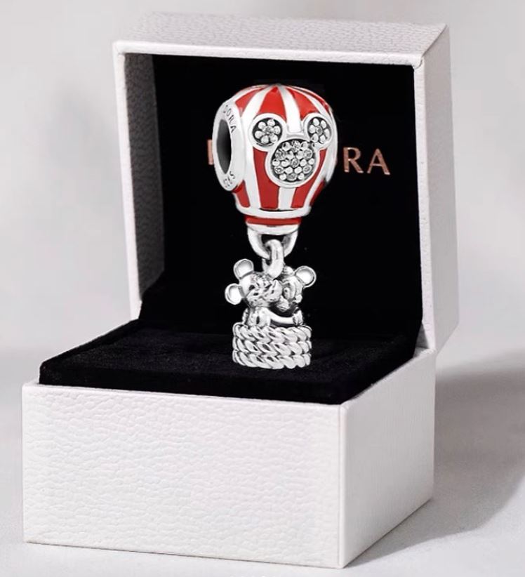 The Pandora Mickey Hot Air Balloon Charm Takes Your Style Sky-High!